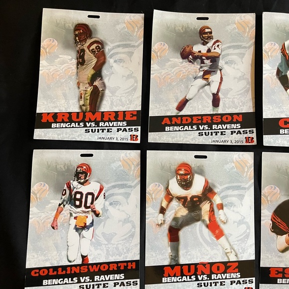 Collection of CINCINNATI BENGALS (SUITE PASSES! Memorabilia!! BENGALS HISTORY - Picture 2 of 9